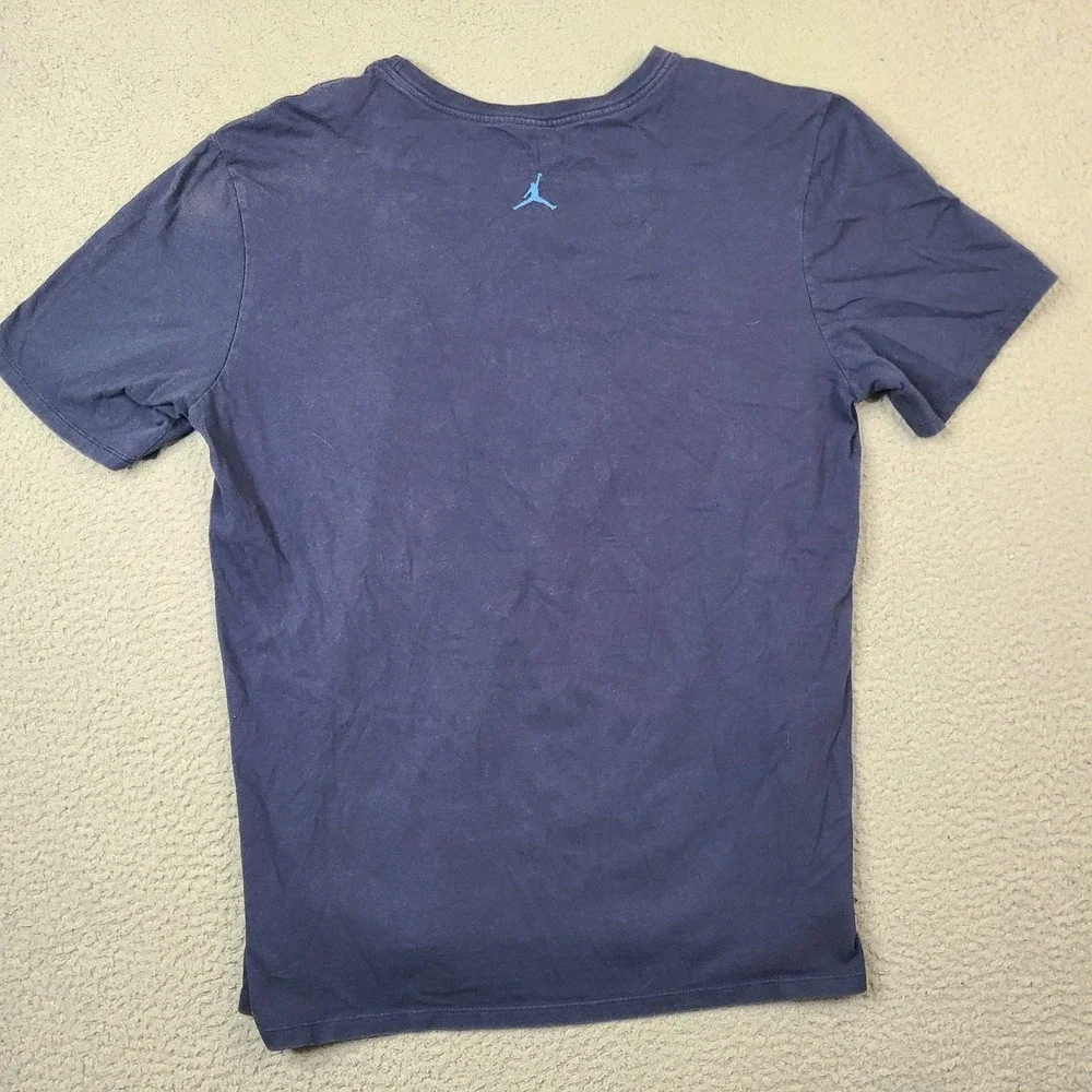 Jordan Jumpman Mens XL Navy Blue Graphic T-Shirt Short Sleeve Nike